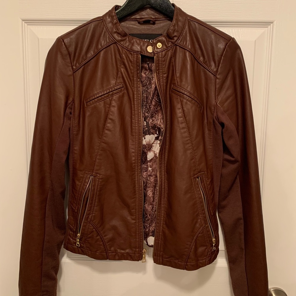 Guess leather jacket